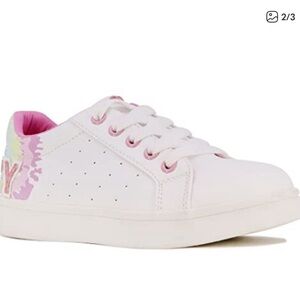 Juicy Couture White and Pink Kids Sneakers